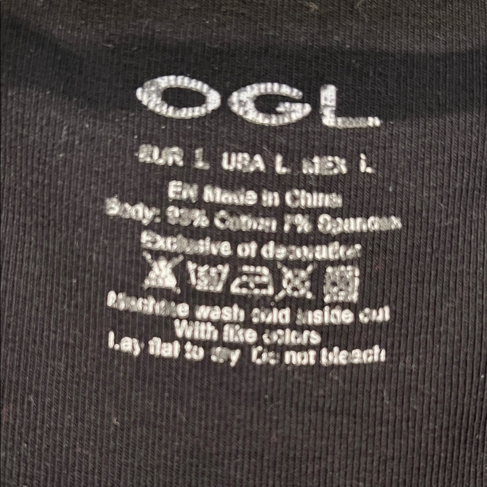 OGL Classic Black Short Sleeve Top - Picture 2 of 3